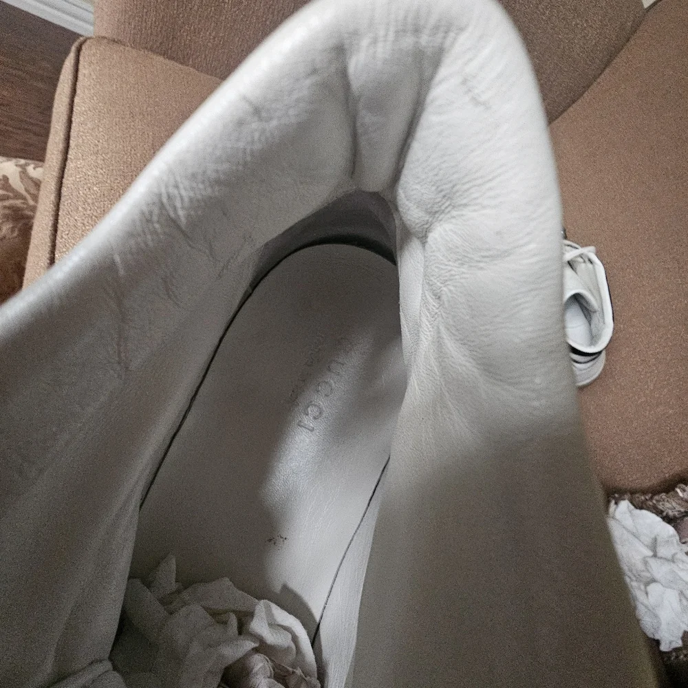 Gucci GG Monogram High-Top Leather Sneakers Size 14 - Picture 14 of 15